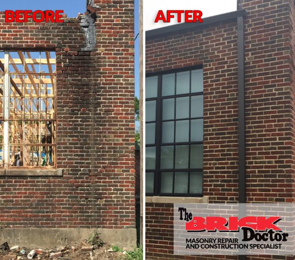 Before and After Brick Photos Masonry and Brick Repair Brick Doctor