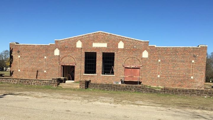 Brick restoration on commercial property